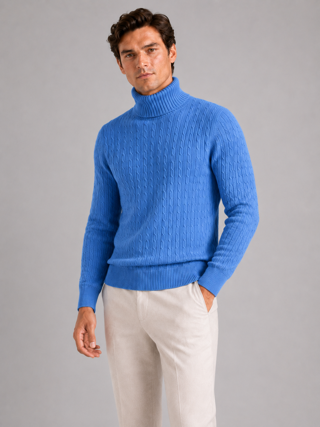 Turtleneck Sweater Macys Mens Cable Knit Sweater Men s Twisted Knitted Turtleneck Sweater Ribbed Thermal Slim Fit
