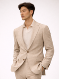Men’s Blazer Lightweight Breathable Tailored Summer Smart Casual Jacket for Wedding, Casual and Business Wear