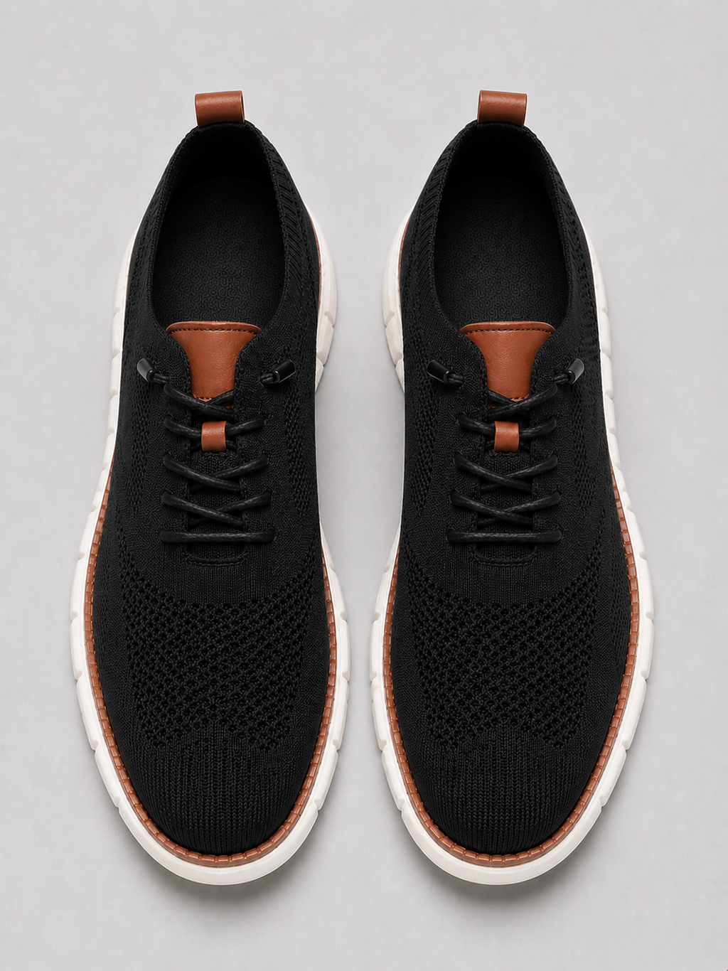 Men’s black breathable casual sneakers comfortable walking shoes for summer outfits
